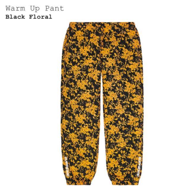 Supreme Warm Up Pant / Black Floral / L