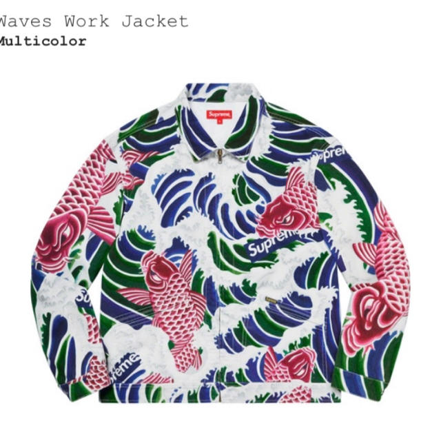 ジャケット/アウターsupreme Waves Work Jacket L