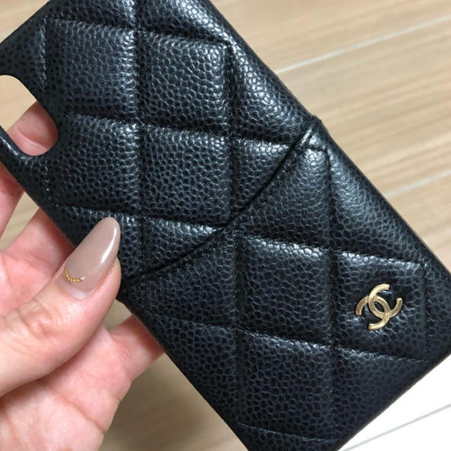 CHANEL(シャネル)のCHANEL シャネル　iPhone X スマホケース スマホ/家電/カメラのスマホアクセサリー(iPhoneケース)の商品写真