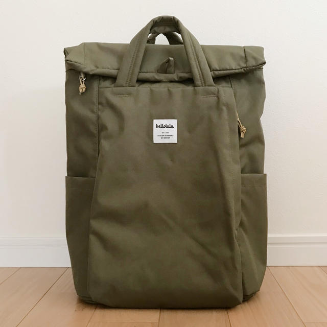 【タグなし未使用】ハロルル TATE/テイト オリーブグリーン レディースのバッグ(リュック/バックパック)の商品写真
