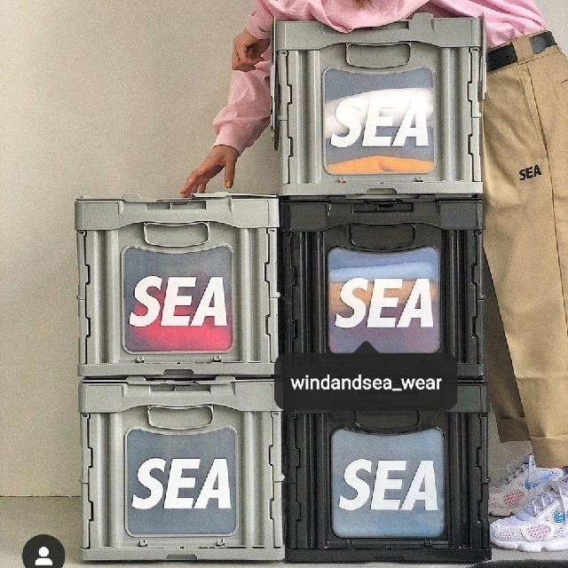 wind and sea CONTAINER BOX GRAY コンテナのサムネイル