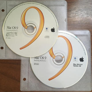 アップル(Apple)のMac OS 9 & 9.2.1 Update インストールCD セット(PC周辺機器)
