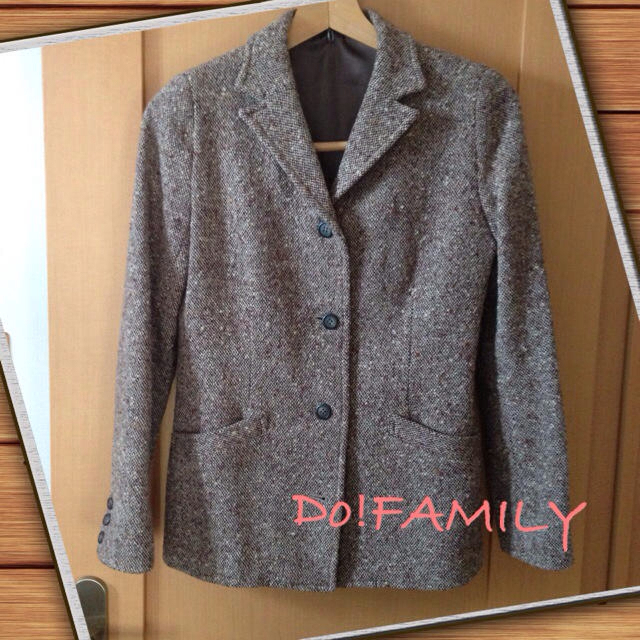 DO!FAMILY(ドゥファミリー)のDo!FAMILY ツイードジャケット レディースのジャケット/アウター(テーラードジャケット)の商品写真