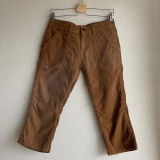 スピックアンドスパン(Spick & Span)のスピック&スパン　コーデュロイクロップドパンツ(クロップドパンツ)