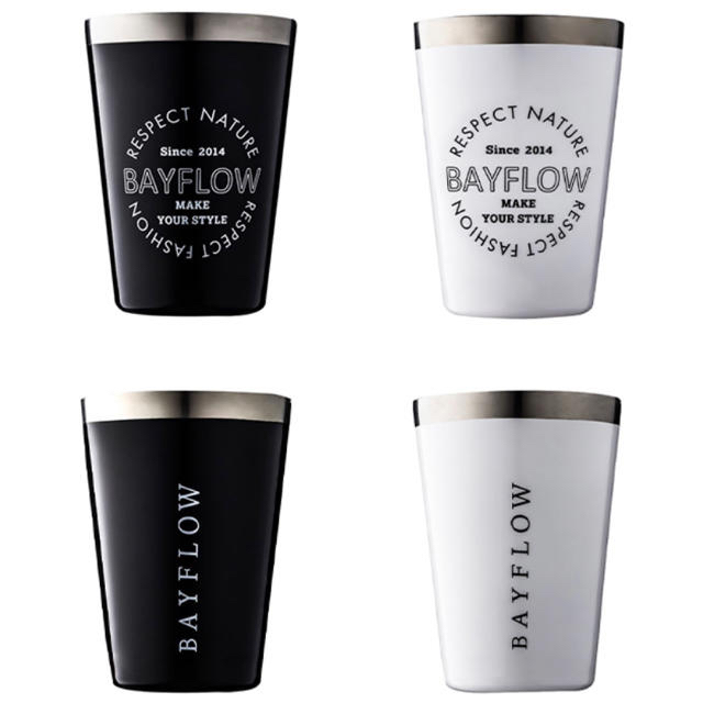 BAYFLOW(ベイフロー)のBAYFLOW LOGO TUMBLER BOOK 新品未使用 インテリア/住まい/日用品のキッチン/食器(タンブラー)の商品写真