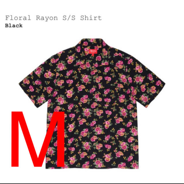 Supreme Floral Rayon S/S Shirt Black M