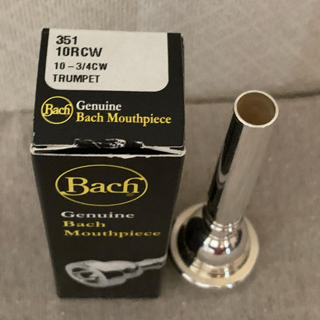 Bach トランペット・マウスピース 10-3/4CW 楽器の管楽器(トランペット)の商品写真