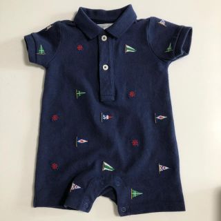 ラルフローレン(Ralph Lauren)の【お値下げ】【美品】ラルフローレン★ロンパース3M(ロンパース)