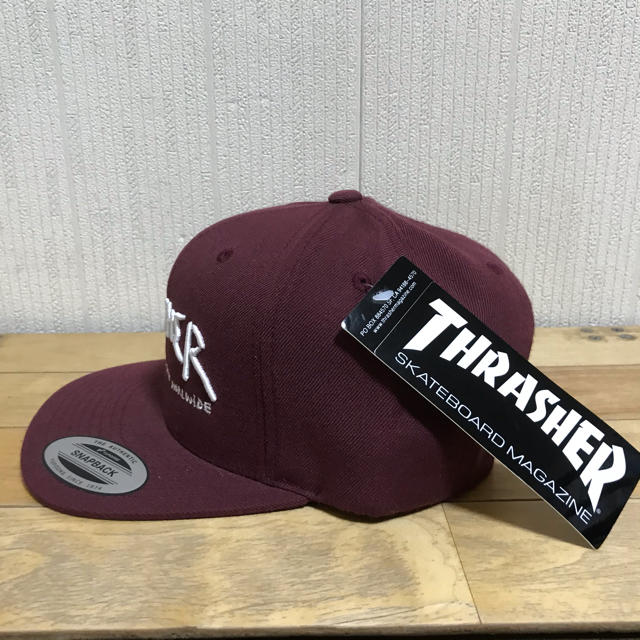 THRASHER(スラッシャー)のお買い得！　Thrasher スラッシャー　スナップバックキャップ　新品未使用 メンズの帽子(キャップ)の商品写真