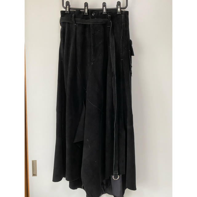 Yohji Yamamoto - sulvam 17aw スエードスカートパンツ black