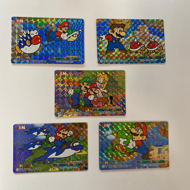 任天堂(ニンテンドウ)のスーパーマリオワールド　スーパーマリオ　カード　バンプレカード エンタメ/ホビーのアニメグッズ(カード)の商品写真