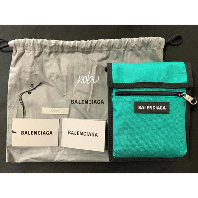 新品【 BALENCIAGA 】 エクスプローラー ナイロン ポーチ ストラップ