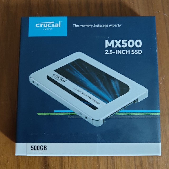 Crucial MX500 500GB 内蔵2.5インチ SSD