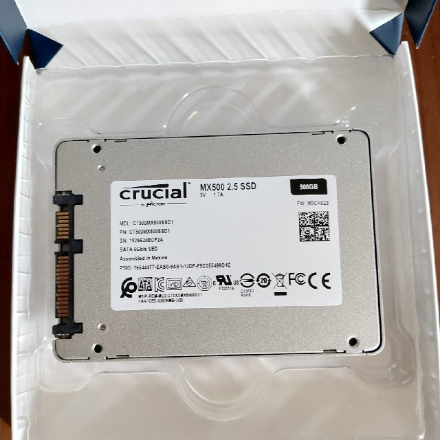 Crucial SSD 500GB 3