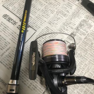 オールラウンダー波止遠投SP450P & ダイワクロキャスト4500セット(ロッド)