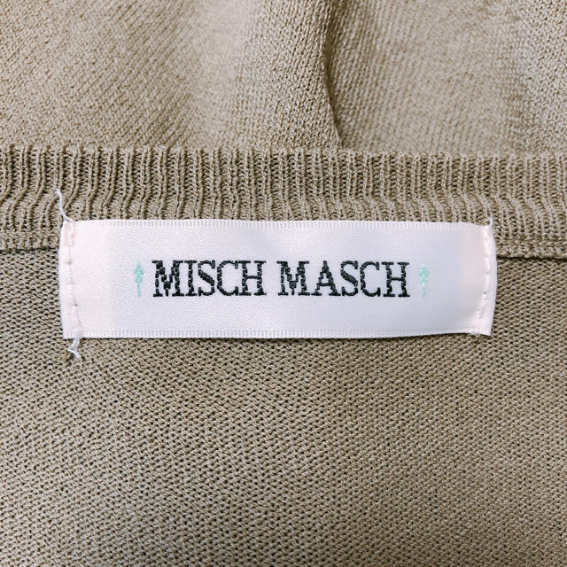 MISCH MASCH(ミッシュマッシュ)のMISCH MASCH ミッシュマッシュ カーディガン　カーキ  レディースのトップス(カーディガン)の商品写真