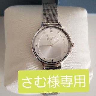 スカーゲン(SKAGEN)の♡SALE♡スカーゲン アニータAnita スチールメッシュウォッチ　シルバー (腕時計)