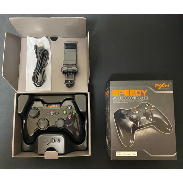 【MFI認証】PXN SPEEDY WIRELESS CONTROLLER エンタメ/ホビーのゲームソフト/ゲーム機本体(その他)の商品写真