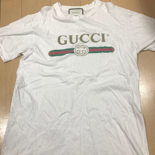 グッチ(Gucci)のGUCCI ダメージ加工 Tシャツ(Tシャツ/カットソー(半袖/袖なし))