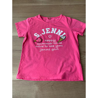 ジェニィ(JENNI)の150 SISTER JENNI ジェニィ　Tシャツ　ピンク　アイス(Tシャツ/カットソー)