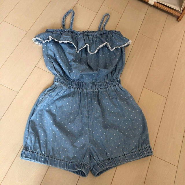 GU(ジーユー)のGU  サロペット　ガールズ　140 キッズ/ベビー/マタニティのキッズ服女の子用(90cm~)(パンツ/スパッツ)の商品写真