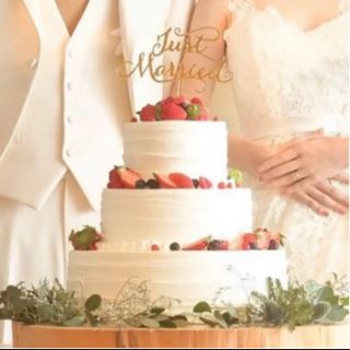 【値下げ】ケーキトッパー ウェディングケーキ 結婚式アイテム ウェディング小物(その他)