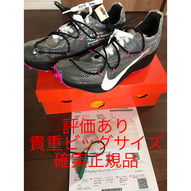 NIKE(ナイキ)のOFF-WHITE × NIKE VAPOR STREET BLACK 29cm メンズの靴/シューズ(スニーカー)の商品写真