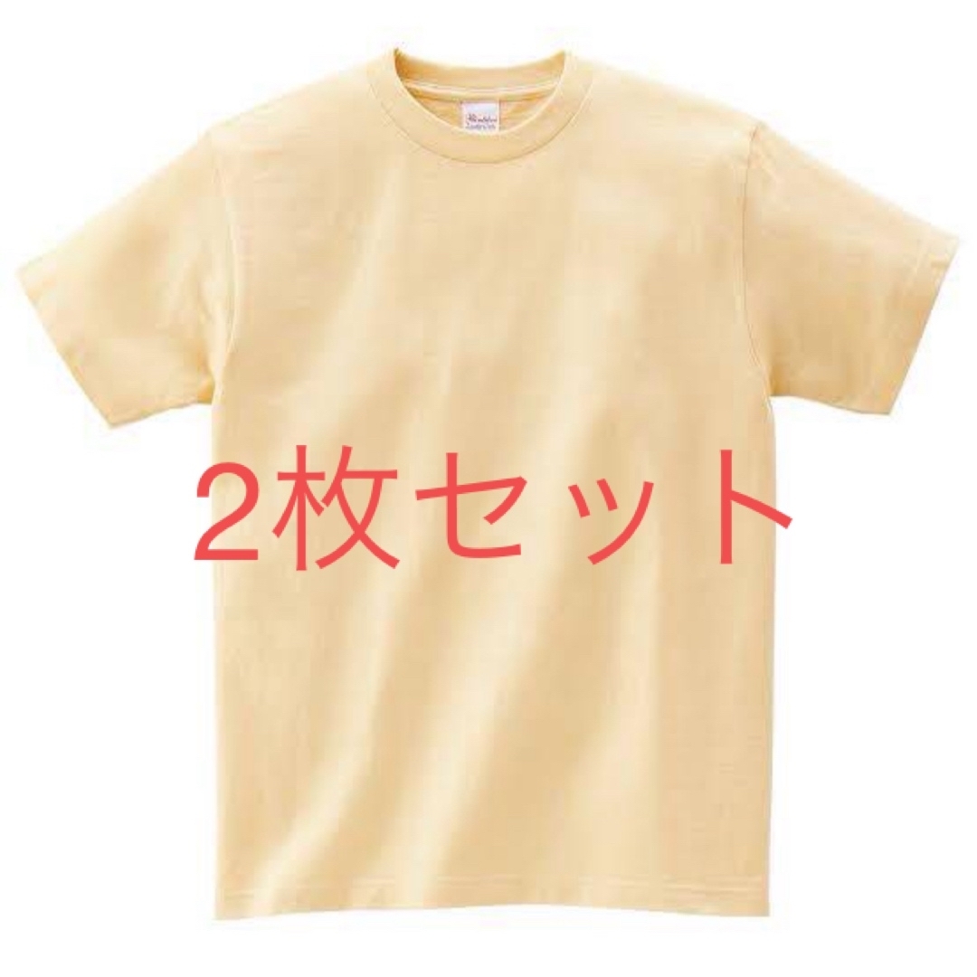 2枚セット 無地　Ｔシャツ　ナチュラル　プリントスター　Printstar レディースのトップス(Tシャツ(半袖/袖なし))の商品写真