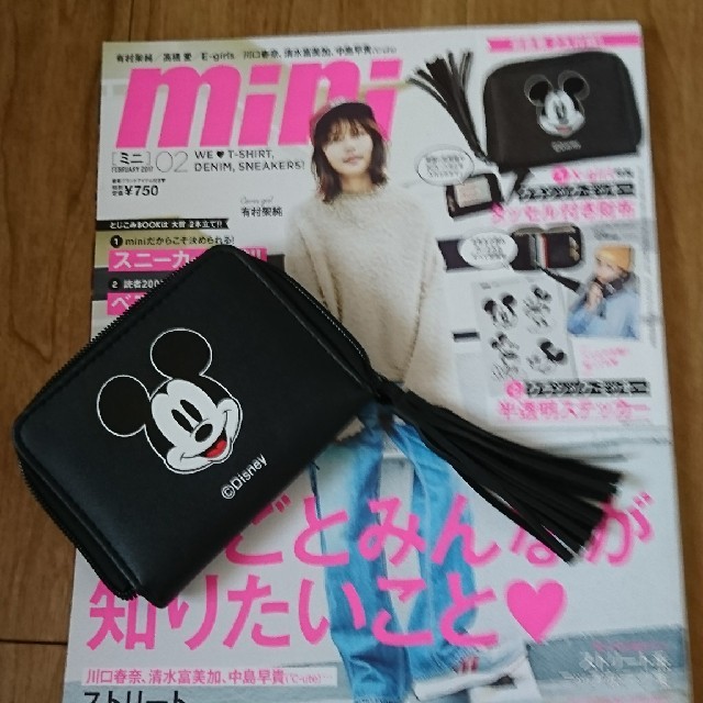 X-girl(エックスガール)のミッキー財布 レディースのファッション小物(財布)の商品写真