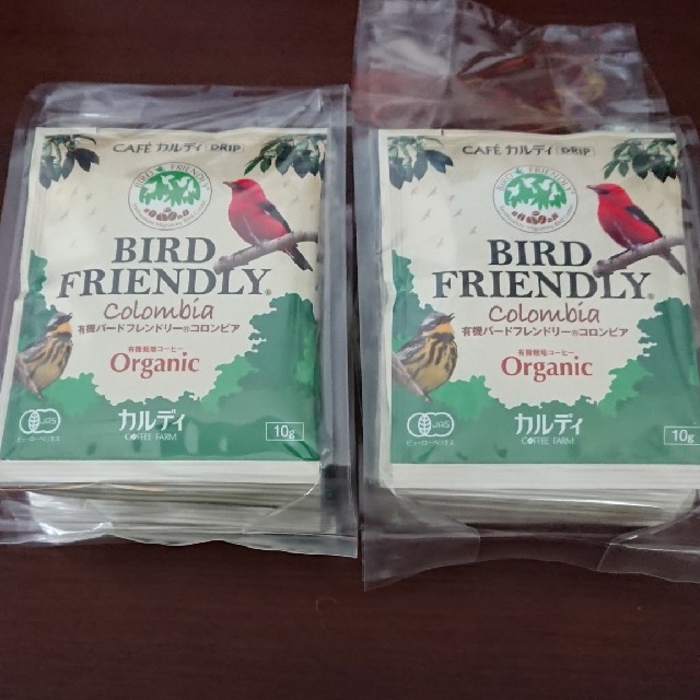 KALDI(カルディ)のカフェ カルディ ドリップ 有機バードフレンドリー® コロンビア12袋 食品/飲料/酒の飲料(コーヒー)の商品写真
