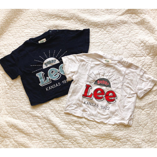 Buddy Lee(バディーリー)の80cm●Buddy Lee…ビッグロゴTシャツ/2枚set● キッズ/ベビー/マタニティのベビー服(~85cm)(Ｔシャツ)の商品写真