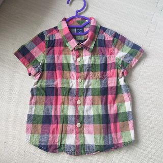 ベビーギャップ(babyGAP)のBabyGAP チェックシャツ(シャツ/カットソー)