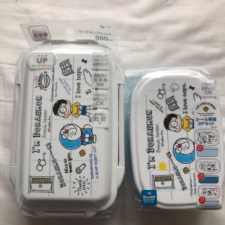 ドラえもんランチボックス　シール容器3個セット(弁当用品)