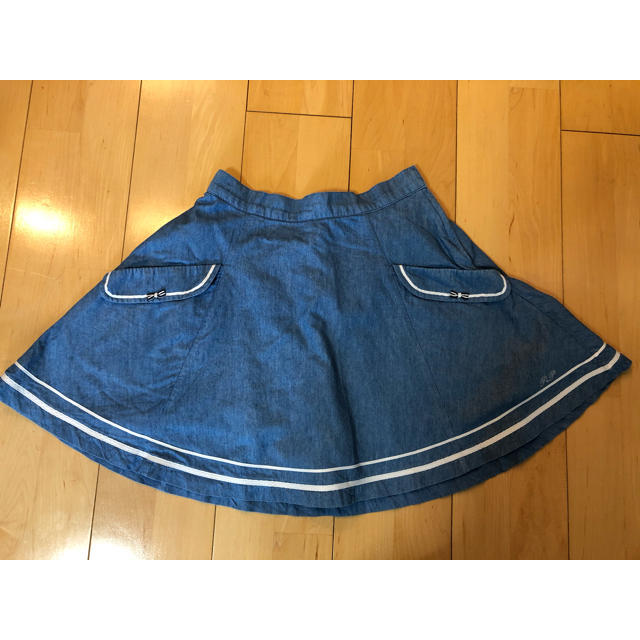 pom ponette(ポンポネット)のスカート女児150 キッズ/ベビー/マタニティのキッズ服女の子用(90cm~)(スカート)の商品写真