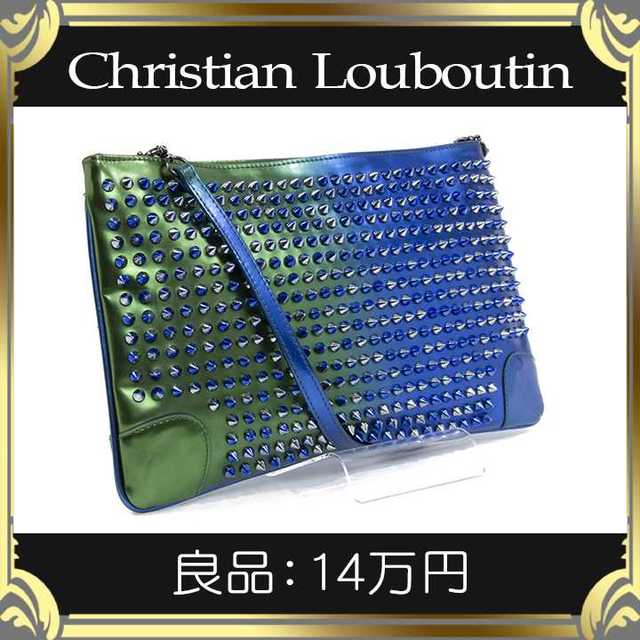 Christian Louboutin(クリスチャンルブタン)の【真贋査定済・送料無料】ルブタンの2wayバッグ・良品・本物・ルビポッシュ・人気 レディースのバッグ(クラッチバッグ)の商品写真