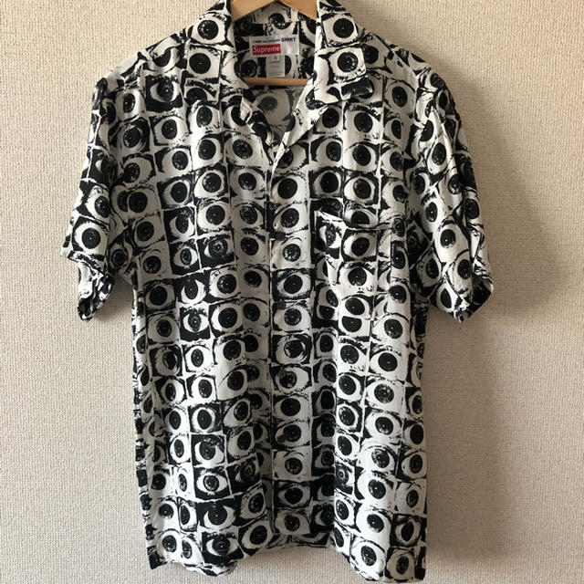 Mサイズ　Supreme Garçons SHIRT Eyes Rayon