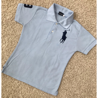 ポロラルフローレン(POLO RALPH LAUREN)の【Polo】ビッグポニー ポロシャツ M/140 水色(Tシャツ/カットソー)