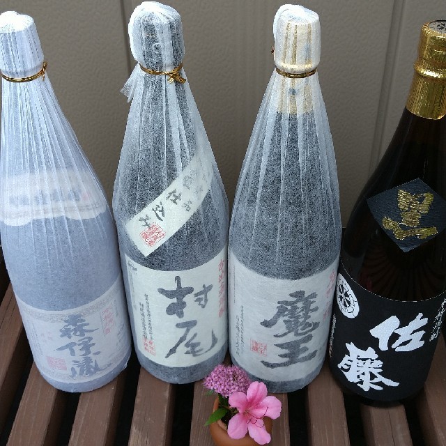 4Ｍ最終値下します‼️芋焼酎 森伊蔵・村尾・魔王・佐藤黒 各1.8L