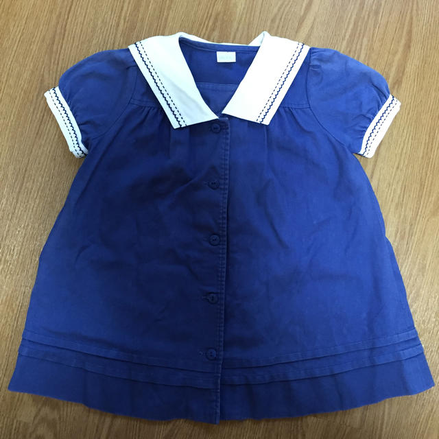 baby Dior(ベビーディオール)のbabyDior 95セーラーカラーチュニック キッズ/ベビー/マタニティのキッズ服女の子用(90cm~)(ワンピース)の商品写真