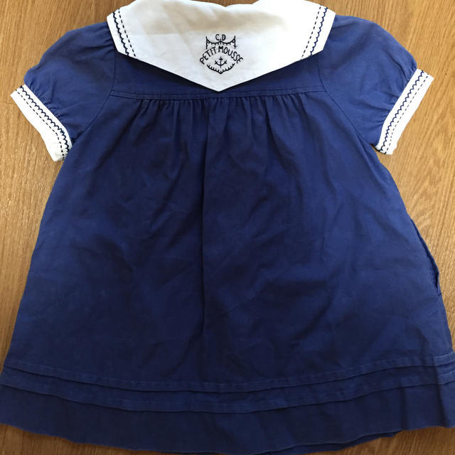 baby Dior(ベビーディオール)のbabyDior 95セーラーカラーチュニック キッズ/ベビー/マタニティのキッズ服女の子用(90cm~)(ワンピース)の商品写真