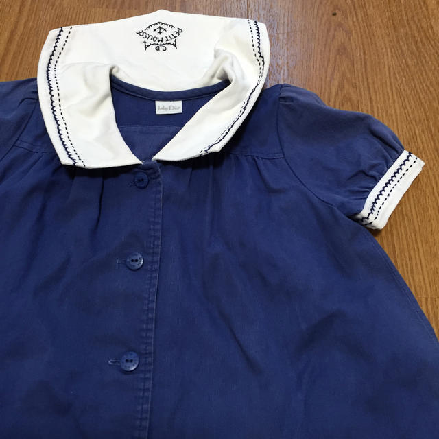 baby Dior(ベビーディオール)のbabyDior 95セーラーカラーチュニック キッズ/ベビー/マタニティのキッズ服女の子用(90cm~)(ワンピース)の商品写真