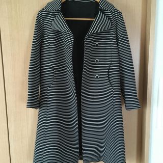 ドレステリア(DRESSTERIOR)のボーダーコート フランス古着(スプリングコート)