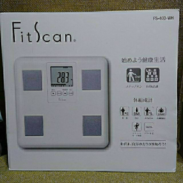 タニタ 体組成計 FitScan スマホ/家電/カメラの生活家電(体脂肪計)の商品写真