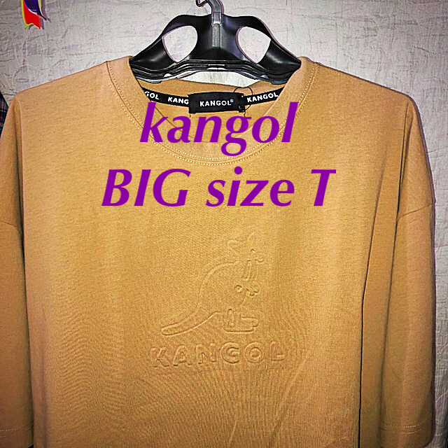 KANGOL(カンゴール)のお待たせ致しました‼ 人気色Lサイズ‼️️カンゴール浮き出る立体ロゴTシャツ メンズのトップス(Tシャツ/カットソー(半袖/袖なし))の商品写真