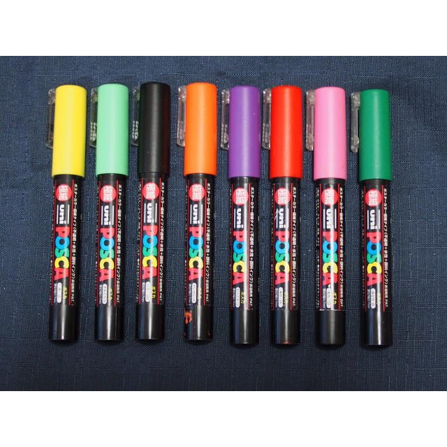 POSCA 極細 ハンドメイドの文具/ステーショナリー(その他)の商品写真