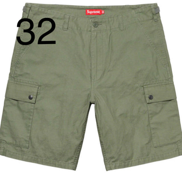 Supreme(シュプリーム)の32 supreme cargo short Olive メンズのパンツ(ショートパンツ)の商品写真