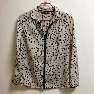 ザラ(ZARA)の【ZARA】シャツ(ダルメシアン柄)(シャツ/ブラウス(長袖/七分))