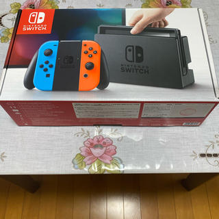 Nintendo Switch ネオンブルー　中古(家庭用ゲーム機本体)