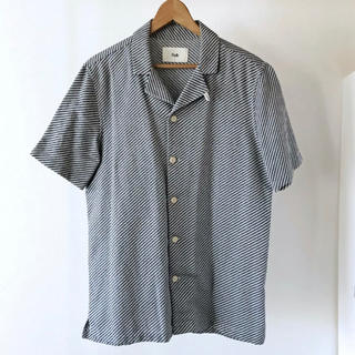 コモリ(COMOLI)の【極美品】Folk オープンカラーシャツ M(シャツ)