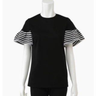 バーニーズニューヨーク(BARNEYS NEW YORK)のボーダーズアットバルコニー　カットソー38 borders at balcony(Tシャツ(半袖/袖なし))